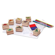 Load image into Gallery viewer, Melissa &amp; Doug Wooden Stamp Set - Dinosaurs