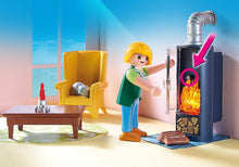 Load image into Gallery viewer, Dollhouse Living Room with Fireplace Playmobil 5308