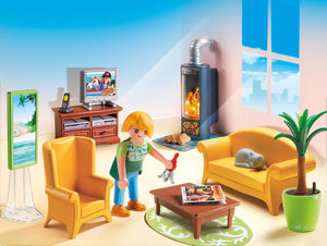 Dollhouse Living Room with Fireplace Playmobil 5308