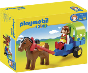 Playmobil 6779 1.2.3 Pony Wagon