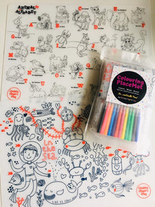 Chubby Fingers Colouring Placemat Bundle