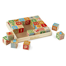 Load image into Gallery viewer, Melissa &amp; Doug ABC123 Wooden Blocks