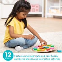 Load image into Gallery viewer, Melissa &amp; Doug Shape Sorting Hunky Clock