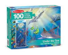 Load image into Gallery viewer, Melissa &amp; Doug 100 piece floor puzzle - Under the sea