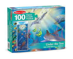 Melissa & Doug 100 piece floor puzzle - Under the sea