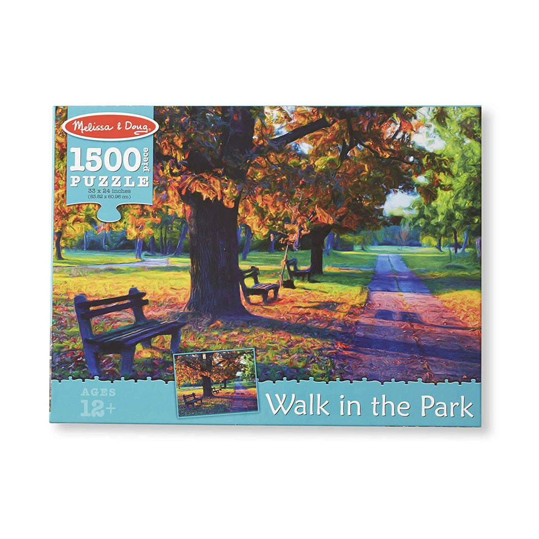 Melissa & Doug 1500 piece puzzle - Walk in the park