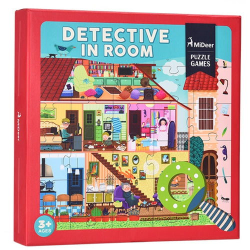 Mideer Puzzle game 42pieces - Detective In Room