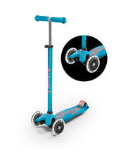 Load image into Gallery viewer, Maxi Micro LED Deluxe Scooter Aqua