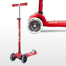 Load image into Gallery viewer, Maxi Micro LED Deluxe Scooter Red