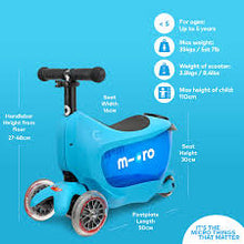 Load image into Gallery viewer, Micro Mini2go Deluxe Blue