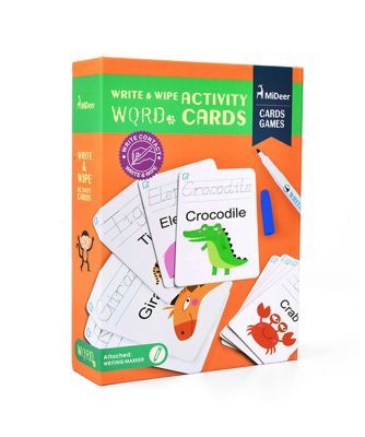 Mideer Write & Wipe Activity Cards - Word