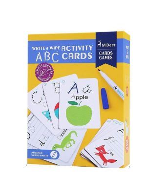 Mideer Write & Wipe Activity Cards - ABC