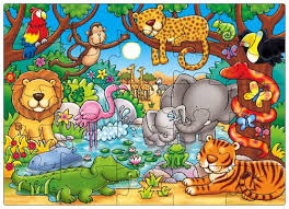 Orchard Toys 25 piece puzzle - who's in the jungle