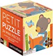 Petit Collage Petit Puzzle - reading bear
