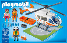 Load image into Gallery viewer, Playmobil Emergency Medical Helicopter