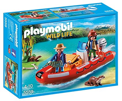 Playmobil Inflatable Boat with Explorers