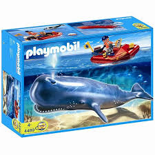 Playmobil Researcher Boat and Whale
