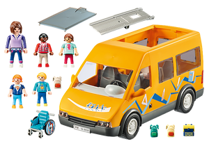 Playmobil School Van with Folding Ramp