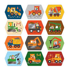Petit Collage Memory Game - Construction