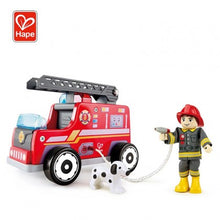Load image into Gallery viewer, Hape Fire Truck Imagination Toy E 3024