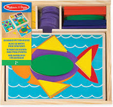 Load image into Gallery viewer, Melissa &amp; Doug Classic Toy - Beginner Pattern Blocks