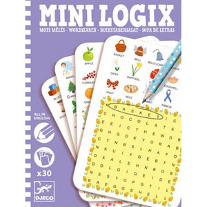 Mini Logix - Wordsearch by Djeco