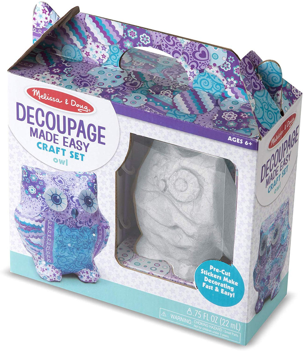 Decoupage Made easy Craft Set-Owl