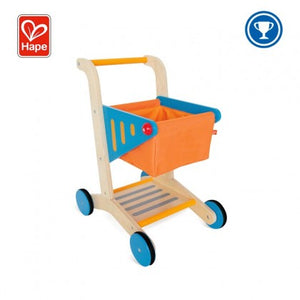 Hape Wooden Shopping Cart Pretend Play Toy For 3 Years+ E 3123